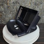 قاب مانیتور پژو ۲۰۶ رو داشبردی بدون کن باس مشکی 9 اینچ
