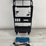 قاب مانیتور دوتیکه پژو 405 و پارس مشکی وارداتی سایز 9 اینچ - کد 948