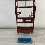 قاب مانیتور دوتیکه پژو 405 و پارس چوبی وارداتی سایز 9 اینچ - کد 1125