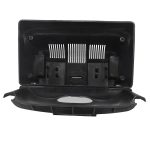 قاب مانیتور پژو ۲۰۶ رو داشبردی مات دارای 2پورت usb سایز 9 اینچ RV کد 1266