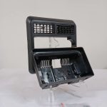 قاب مانیتور پراید صبا پایین سایز 9 اینچ بدون سوکت تمام پلاستیک RV کد 1476
