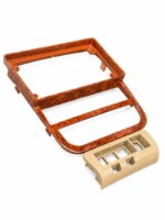 قاب ارتقایافته سمند وسط سخنگودار طرح چوب کد 1756 با کابل بخاری RV  کد 807 - Image 2