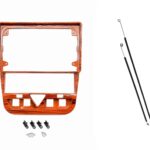 قاب ارتقایافته سمند وسط فلاشر مثلثی طرح چوب کد 1757 با کابل بخاری RV  کد 815